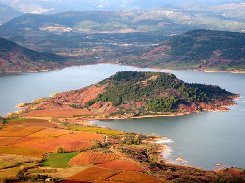 vue du lac de mont liausson